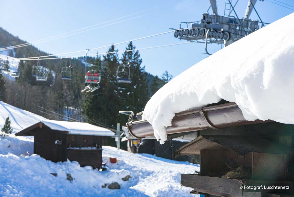 Sesselbahn zum Skifahren