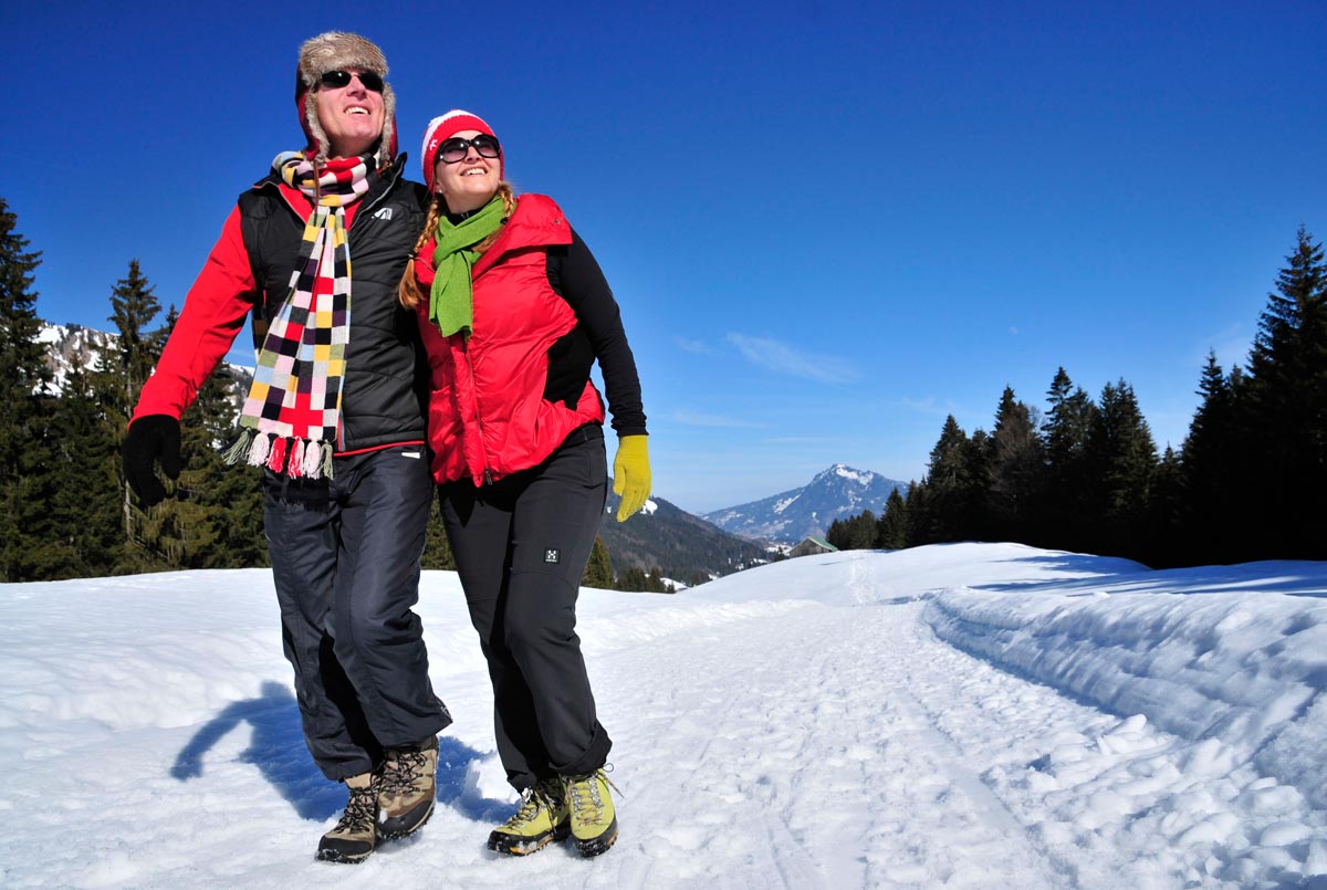 Wandern Im Schnee